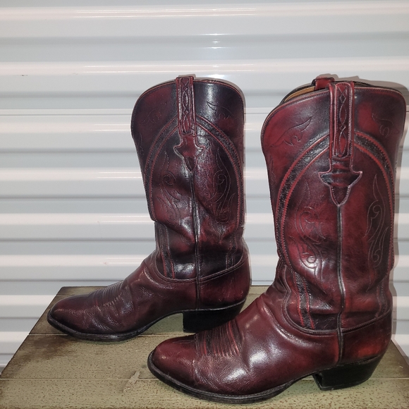 Lucchese 10.5EE San Antonio/El Paso era classic boots Made in USA - Picture 5 of 9